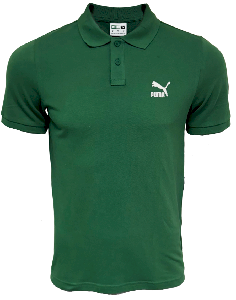 5227-tricko panske puma polo zelene